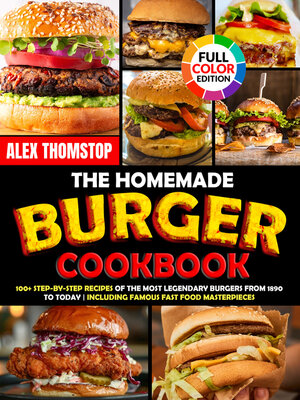 cover image of The Homemade Burger Cookbook